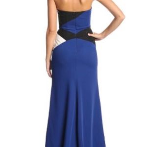 BCBG MaxAzria Audrianna Strapless Color Block 4